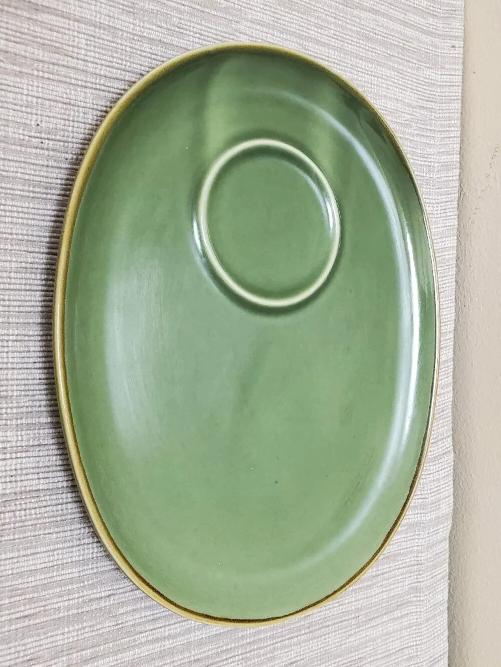 IKEA Cup and Biscuits Plate Holder - Green